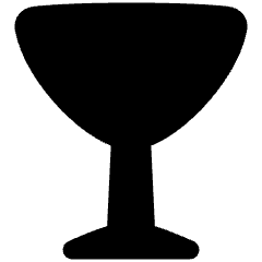 Cocktail Glass Icon from Plump Solid Set