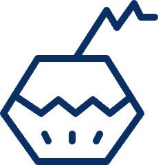 Coconut Drink Icon from Cyber Line Set