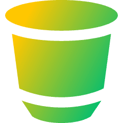 Coffee Capsule Icon from Sharp Gradient Set