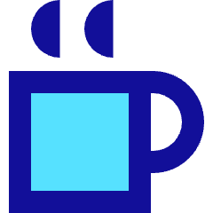 Coffee Mug Icon from Sharp Pop Set