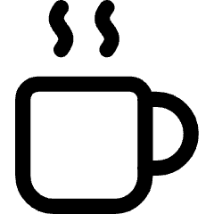 Coffee Mug Icon from Core Line Set