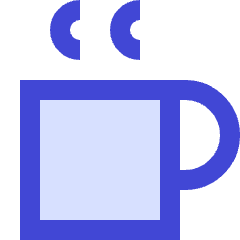 Coffee Mug Icon from Sharp Duo Set