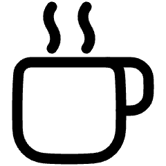 Coffee Mug Icon from Plump Line Set