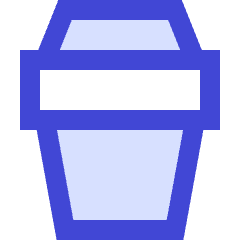 Coffee Takeaway Cup Icon from Sharp Duo Set