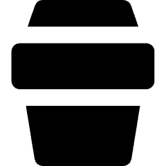 Coffee Takeaway Cup Icon from Micro Solid Set