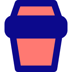 Coffee Takeaway Cup Icon from Core Pop Set