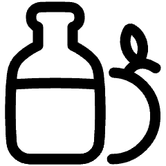 Juice Icon from Plump Line Set