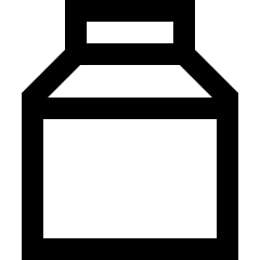 Milk Icon from Sharp Line Set