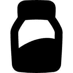 Milk Icon from Flex Solid Set