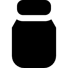Milk Bottle Icon from Core Solid Set