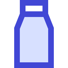 Milk Bottle Icon from Sharp Duo Set