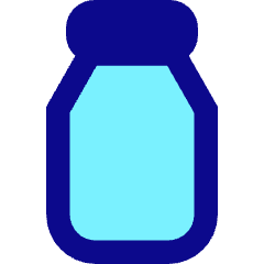 Milk Bottle Icon from Core Pop Set