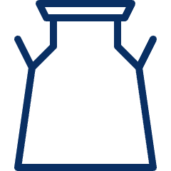 Milk Canister Icon from Cyber Line Set