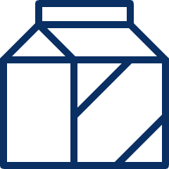 Milk Carton 1 Icon from Cyber Line Set