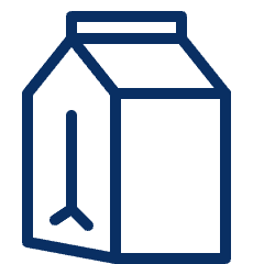 Milk Carton 2 Icon from Cyber Line Set