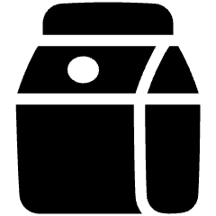 Milk Carton Icon from Plump Solid Set