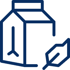 Milk Carton Organic Icon from Cyber Line Set
