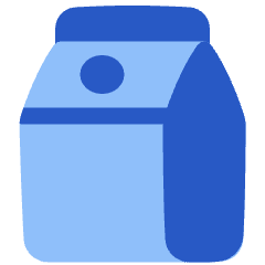 Milk Carton Icon from Plump Flat Set