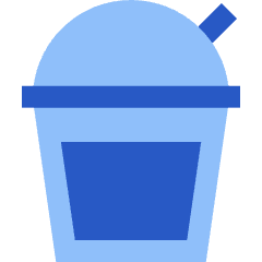 Milkshake Icon from Sharp Flat Set