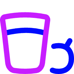 Orange Juice Icon from Flex Neon Set