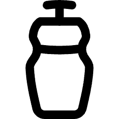 Sport Water Bottle Icon from Flex Line Set