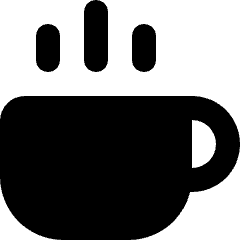 Tea Cup Icon from Micro Solid Set