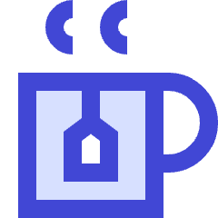 Tea Hot Relax Icon from Sharp Duo Set