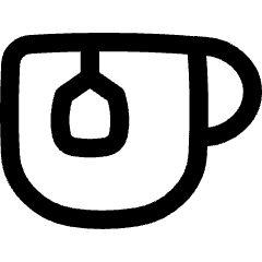 Tea Hot Relax Icon from Flex Line Set