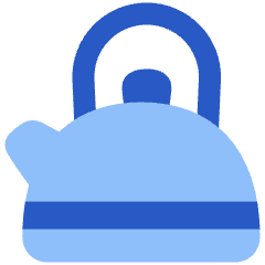 Teapot Icon from Plump Flat Set