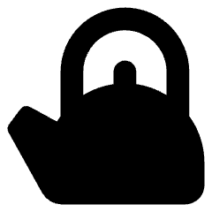 Teapot Icon from Core Solid Set
