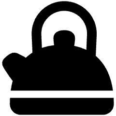 Teapot Icon from Plump Solid Set