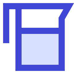 Water Pitcher Icon from Sharp Duo Set
