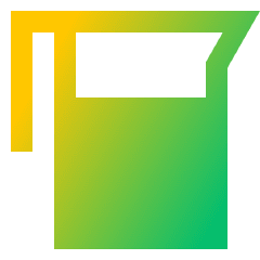 Water Pitcher Icon from Sharp Gradient Set