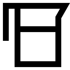 Water Pitcher Icon from Sharp Line Set