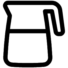 Water Pitcher Icon from Plump Line Set