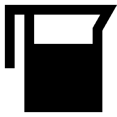 Water Pitcher Icon from Sharp Solid Set