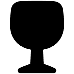 Wine Glass Icon from Plump Solid Set