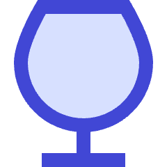 Wine Glass Icon from Sharp Duo Set
