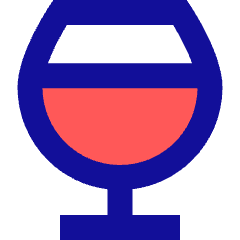 Wine Icon from Sharp Pop Set