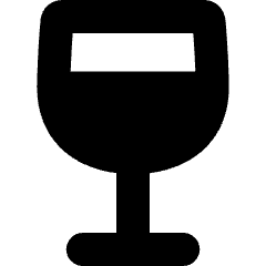 Wine Icon from Micro Solid Set