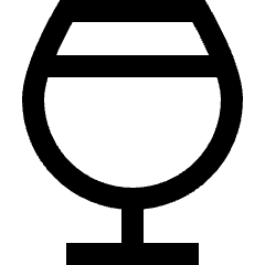 Wine Icon from Sharp Line Set