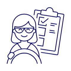 Driving Test 4 Illustration from UX Line Set
