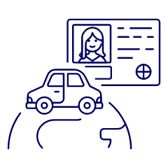 Global Driving License 4 Illustration from UX Line Set