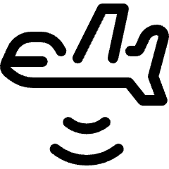 Military Drone Signal Icon from Ultimate Regular Set