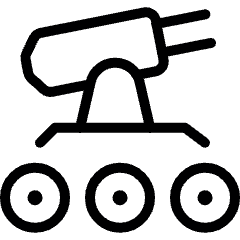Military Ground Drone 2 Icon from Ultimate Light Set