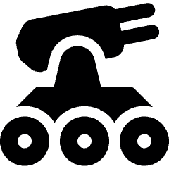 Military Ground Drone 2 Icon from Ultimate Bold Set