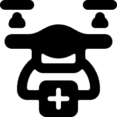Drone Add Icon from Ultimate Bold Set
