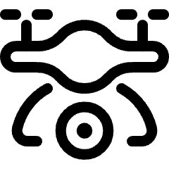 Drone Camera Icon from Ultimate Regular Set