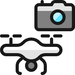 Drone Picture Icon from Ultimate Colors Set