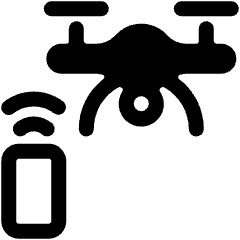 Drone Remote Icon from Ultimate Bold Set